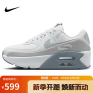 耐克NIKE休閑鞋女子氣墊AIR MAX 90 LV8運(yùn)動(dòng)鞋HQ3456-191白38.5