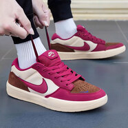 耐克（NIKE）SB FORCE 58滑板鞋男鞋2025秋冬季新款情侶翻毛皮運動(dòng)鞋休閑鞋 DV5477-104粉色 40.5