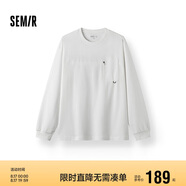 森馬（Semir）[商場(chǎng)同款]XCNSPACE航天合作系列T恤男涼感2025秋裝101525101102
