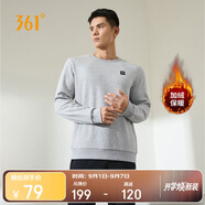 361°衛(wèi)衣男士秋冬季加絨保暖圓領(lǐng)套頭運(yùn)動(dòng)休閑外套上衣652344801D-7