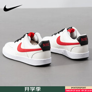 耐克（NIKE）男鞋板鞋 2025新款夏季時(shí)尚運動(dòng)鞋舒適耐磨低幫運動(dòng)休閑鞋滑板鞋 COURT VISION/白黑紅 44.5