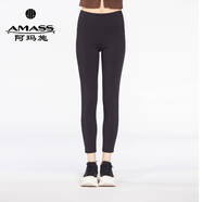 阿瑪施 AMASS秋季新款女裝百搭鯊魚褲小腳褲顯瘦長褲5192430 黑色 4XL （8碼）