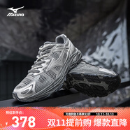 美津濃（MIZUNO）男女跑步鞋 緩震透氣 網(wǎng)面拼接 反光標(biāo)識(shí) RACER S