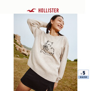 HOLLISTER【反季優(yōu)惠】24秋冬款美式費爾島針織衫女裝KI350-4283 淺棕色 XL (170/108A)