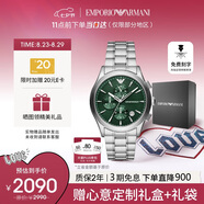 安普里奧·阿瑪尼（Emporio Armani）飛行員系列 多功能三眼計時石英手表男士七夕情人節(jié)禮物AR11529