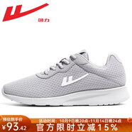 回力（Warrior）男鞋春夏季男女運(yùn)動(dòng)鞋網(wǎng)面透氣百搭休閑鞋跑步鞋子男 灰色HL6122 43