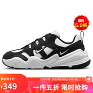 耐克NIKE休閑鞋女緩震透氣TECH HERA運動鞋DR9761-101白黑36