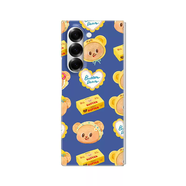 P.W.V黃油小熊適用華為mateX6/x5手機殼三星zfold6/fold5折疊屏W25心系天下vivoxfold3韓國菲林oppofind 藍底黃油小熊光面硬殼華為單后殼 vivoXFold3Pro