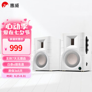 惠威（HiVi）D1100高保真有源HIFI音響2.0臺(tái)式電腦音箱等磁場(chǎng)帶式高音喇叭藍(lán)牙多媒體音響 D100(白色)