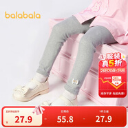 巴拉巴拉童裝兒童打底褲女寶寶長褲2025秋季褲子彈力舒適百搭209325123003