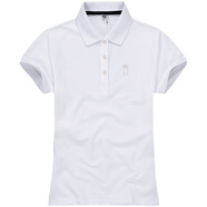 GOLF MODERN夏季新品高爾夫女裝衣服 短袖T恤休閑服裝golf球衣POLO衫透氣排汗 白色 S