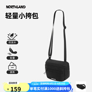 諾詩(shī)蘭25春夏新款戶外徒步防潑水便攜Walker3輕量小挎包NXBFT0102S 黑色 M