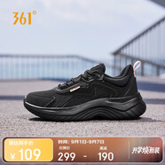 361°運(yùn)動(dòng)鞋女秋季雨天通勤防潑水休閑厚底健身跑步鞋子女682232233-3