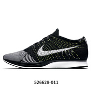 耐克（NIKE）Nike/耐克 FLYKNIT RACER 男女運動編織緩震休閑跑步鞋526628 526628-011 37.5