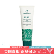 美體小鋪（The Body Shop）茶樹面部護(hù)理油精華油控油保濕平衡水油精油七夕禮物海外原裝 茶樹3合1清潔面膜 125ml（直郵）