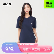 MLB短袖T恤男女時(shí)尚夏季休閑經(jīng)典純色圓領(lǐng)25新款3ATSB0153-09NYS-XXL
