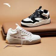 安踏（ANTA）【25年新品】C37板鞋丨經(jīng)典低幫板鞋女冬季舒適運(yùn)動鞋百搭時(shí)尚 象牙白/黑-2 37.5 (235mm)