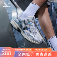 美津濃（MIZUNO）【SPEED 2K】千禧復(fù)古跑鞋男女同款運(yùn)動(dòng)鞋緩震舒適透氣跑步鞋 21/幻銀色 42 (270mm)