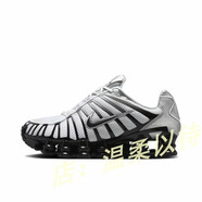 NBA VIBE全掌氣墊鞋Shox TL13柱爆款前衛(wèi)彈簧籃球鞋男女減震休閑運動跑鞋 耐克-以待-TL13柱白黑底37-45 42 耐克-42