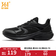 361度男鞋運(yùn)動(dòng)鞋秋季新款361度男常規(guī)跑鞋 曜石黑/曜石黑 44