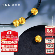 謝瑞麟（TSL）黃金轉(zhuǎn)運(yùn)珠足金路路通百單品不含手繩YS009 約0.25g