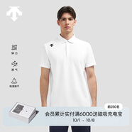 DESCENTE迪桑特TRAINING系列綜訓(xùn)TOUGH男士速干短袖POLO衫夏季 WT-白色 XL (180/100A)