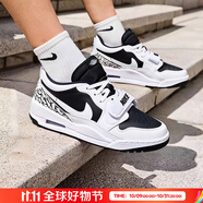 耐克（NIKE）男鞋 2025秋季新款透氣運(yùn)動(dòng)鞋透氣緩震時(shí)尚AIRJORDAN休閑籃球鞋  白/黑/帆白 40