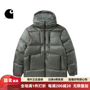 Carhartt卡哈特外套男裝秋冬經(jīng)典LOGO字母刺繡多口袋銜縫卡哈特 CCD/炭灰色 M