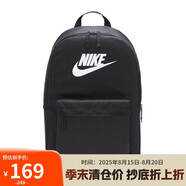 耐克NIKE雙肩包中性電腦包旅行HERITAGE休閑包書(shū)包 DC4244-010黑中
