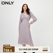 ONLY秋冬氣質(zhì)通勤風(fēng)百搭燈籠袖顯瘦連衣裙女|123407016 E15 鵪鶉QUAIL S 160/80A