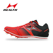 海爾斯田徑釘鞋短跑男學(xué)生訓練跳遠跑步鞋超輕體考專(zhuān)業(yè)比賽釘子鞋 5599s紅黑 7釘 44