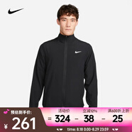 耐克（NIKE）春夏男子休閑立領(lǐng)茄克防風(fēng)外套運動服透氣速干百搭運動夾克 FB7500-010 XL