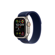 Apple/蘋果 Watch Ultra 2 智能手表GPS+蜂窩款49 毫米原色鈦金屬表殼藍色野徑回環(huán)式表帶S/M MXDF3CH/B