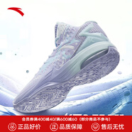安踏（ANTA）KT籃球鞋男湯普森運動鞋男緩震防滑防側(cè)翻實戰(zhàn)比賽氣墊球鞋子男 KT3 team 1代｜淡紫/冰川藍-2 41 (255mm)
