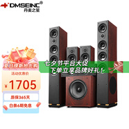 丹麥之笙（DMSEINC） JY-550家庭影院音響 5.1聲道無(wú)源落地式客廳音響 家用環(huán)繞音響 家庭ktv組合低音炮帶功放 套餐一：5.1聲道【不帶功放】店家推薦