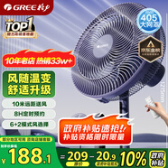 格力（GREE）【智能溫控】大風(fēng)量電風(fēng)扇家用風(fēng)隨溫變落地扇輕音節能立式智能遙控風(fēng)扇易拆洗電扇 FD-35X66Bh7