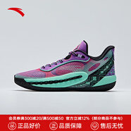 安踏（ANTA）【狂潮6 PRO】籃球鞋男氮科技耐磨防滑實戰(zhàn)低幫運動鞋 颯露紫-5 39 (245mm) (男39)