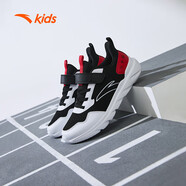 安踏兒童運動(dòng)鞋男女大童跑步鞋25年冬季新款革面舒適軟彈輕便元氣跑鞋 【男密網(wǎng)】黑/白/紅5566-4 36 內長(cháng)23cm