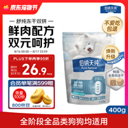 伯納天純舒純2.0鴨肉梨凍干雙拼全階段小型犬通用狗糧400g