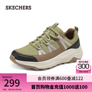 斯凱奇（Skechers）七夕禮物送男友男鞋夏季復古時(shí)尚休閑鞋118123 橄欖綠/OLV 41
