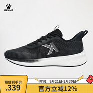 卡爾美（KELME）運動鞋男夏季透氣輕便休閑鞋戶外健身跑步鞋 黑色 43
