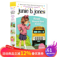 朱尼瓊斯系列1-4冊禮盒裝 英文原版 Junie B. Jones First Boxed Set Ever兒童初級章節橋梁書(shū) 插圖小說(shuō)Barbara Park Set Ever 1-4 初級橋梁書(shū) 