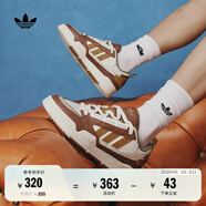 adidas ADI2000千禧風經(jīng)典低幫運動板鞋男女阿迪達斯官方三葉草   象牙白/巖層青銅色/棕色   41