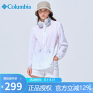 Columbia哥倫比亞戶外春夏女款運動休閑透氣輕薄皮膚衣風衣WR0369 100 L