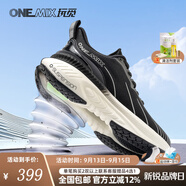 ONEMIX玩覓避震鞋跑步鞋男鞋運(yùn)動(dòng)鞋女慢跑鞋減震穩(wěn)定支撐透氣輕便防滑 熊貓黑 42