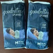 好奇（Huggies）韓國GoodNites寶寶夜用大吸量拉拉褲兒童4XL超大碼干爽紙 試用裝M3460斤 1包