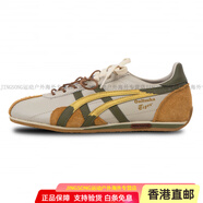 Onitsuka Tiger定制跑步鞋   Runspark 暮色金輝 簡(jiǎn)約舒適Y2K復(fù)古跑鞋 百搭防滑 米金色 43.5
