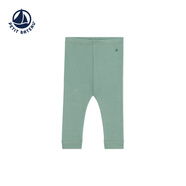 PETIT BATEAU法國小帆船童裝嬰幼兒小童針織純棉打底褲A0EJM 綠色 90 cm