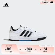 adidas ENTRAP美式校園風(fēng)運動(dòng)板鞋男女少年感復古籃球鞋阿迪達斯 白色/黑色   37