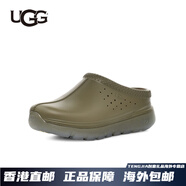 UGG春季男女同款休閑舒適平底圓頭純色時(shí)尚洞洞鞋 MSG | 苔綠色 42